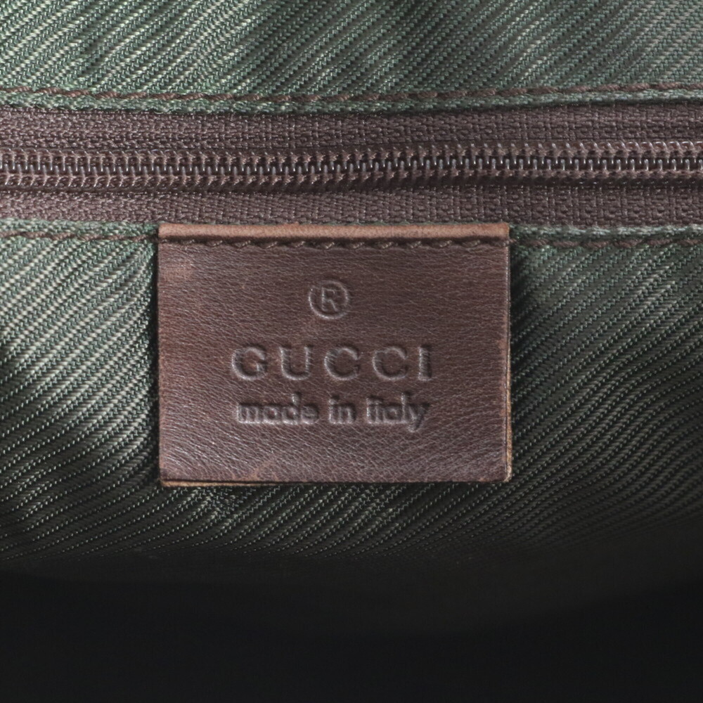 Gucci GG Supreme 91249 Leather Tote Bag, Handbag, Shoulder Brown, Women's - Picture 12 of 13